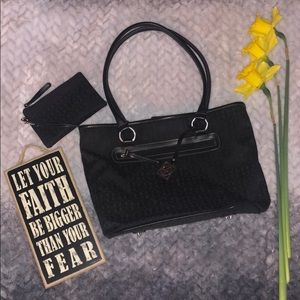 Giani Bernini black fabric purse